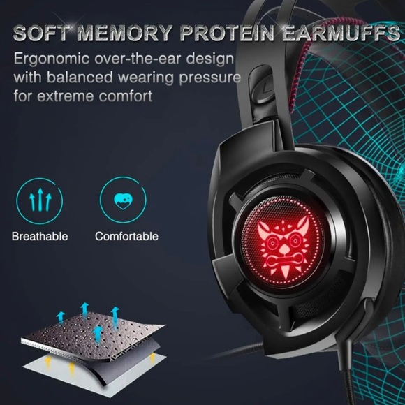 NIB- Onikuma Game Headset M190PRO - Picture 3 of 4